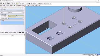 Create a Spot Drilling Operation in ESPRIT Using a 90 deg Chamfer Mill