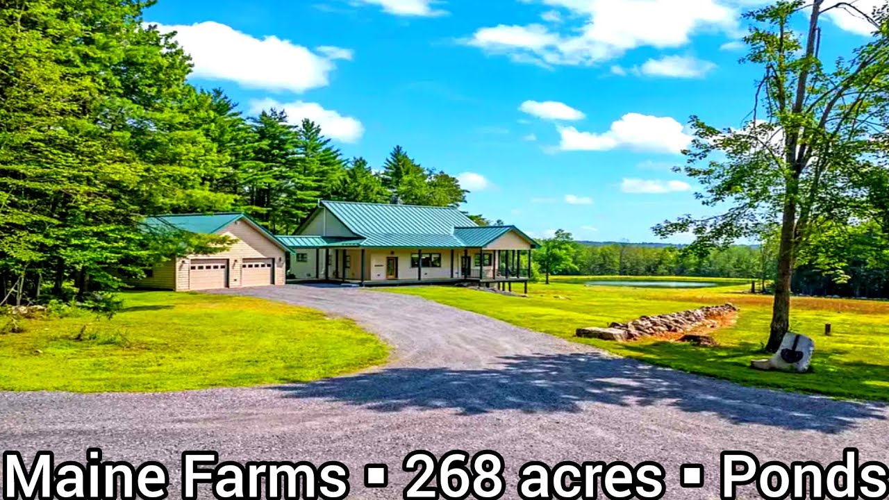 Maine Farms For Sale 268 acres Maine Real Estate For Sale Maine