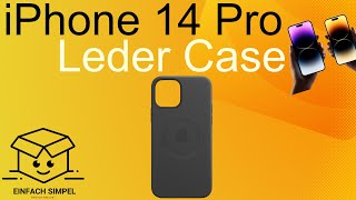 Apple Leder Case iPhone 14 Pro Max - Unboxing und Test!!