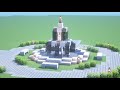 【マインクラフト】簡単!噴水広場の作り方【Minecraft】How to build a easy fountain【マイクラ建築】