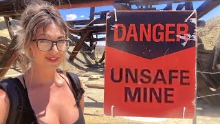 Exploring an Abandoned Mining Camp: The Florence Mines. Goldfield, Nevada