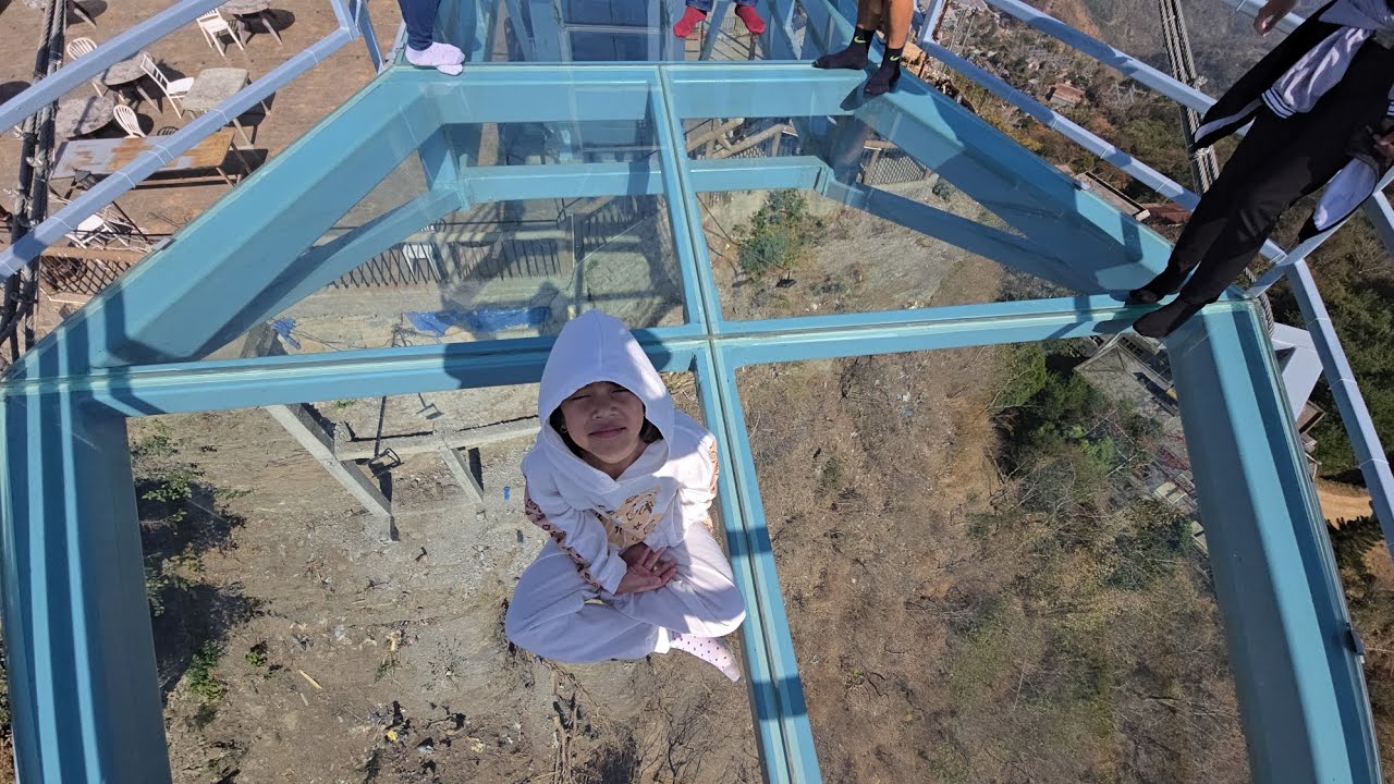 Aizawl Peak Glass Skywalk-ah kan kal ve,China Glass Skywalk aiin ka hlau zawk🤗 27th February, 2025.