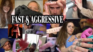My Subscribers Do FAST & AGGRESSIVE ASMR ⚡ And ITS AMAZING!!!