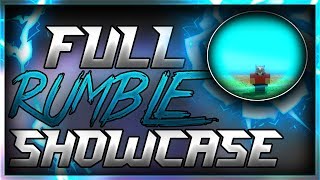 FULL RUMBLE SHOWCASE IN ONE PIECE UNLEASHED - BEST FRUIT IN ONE PIECE UNLEASHED!?!?! - ROBLOX