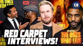 The Walking Dead The Ones Who Live Red Carpet Interviews