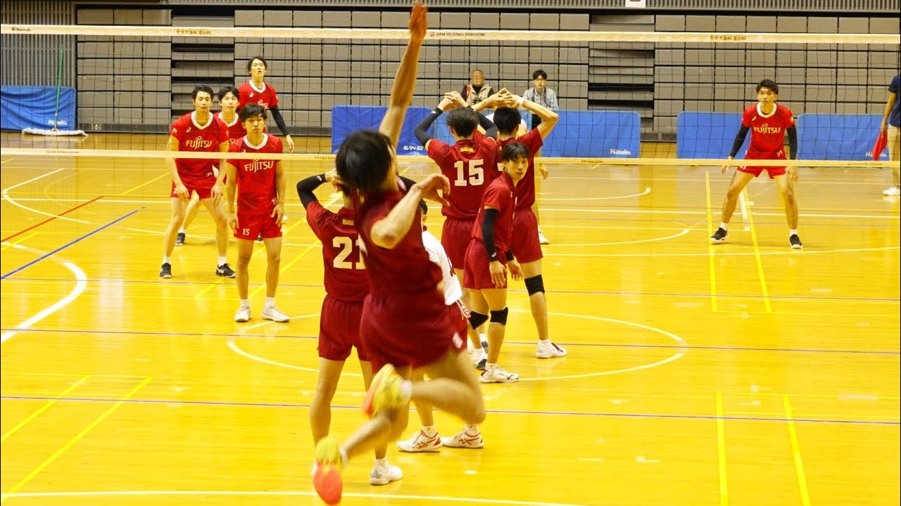 松本喜輝 #徳留巧大 早稲田大学 vs 富士通カワサキレッドスピリッツ 第