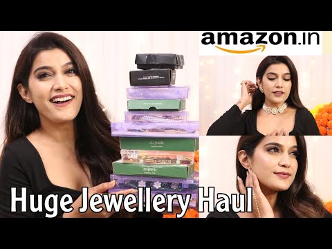 Amazon HUGE JEWELLERY Haul | 70% Off | Starts 130- 390 Rs. only | Super Style