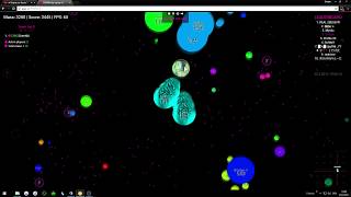 ⚫AGAR.IO - [QREENN & SIMPLE] - #8 | SERVER TAKEOVER