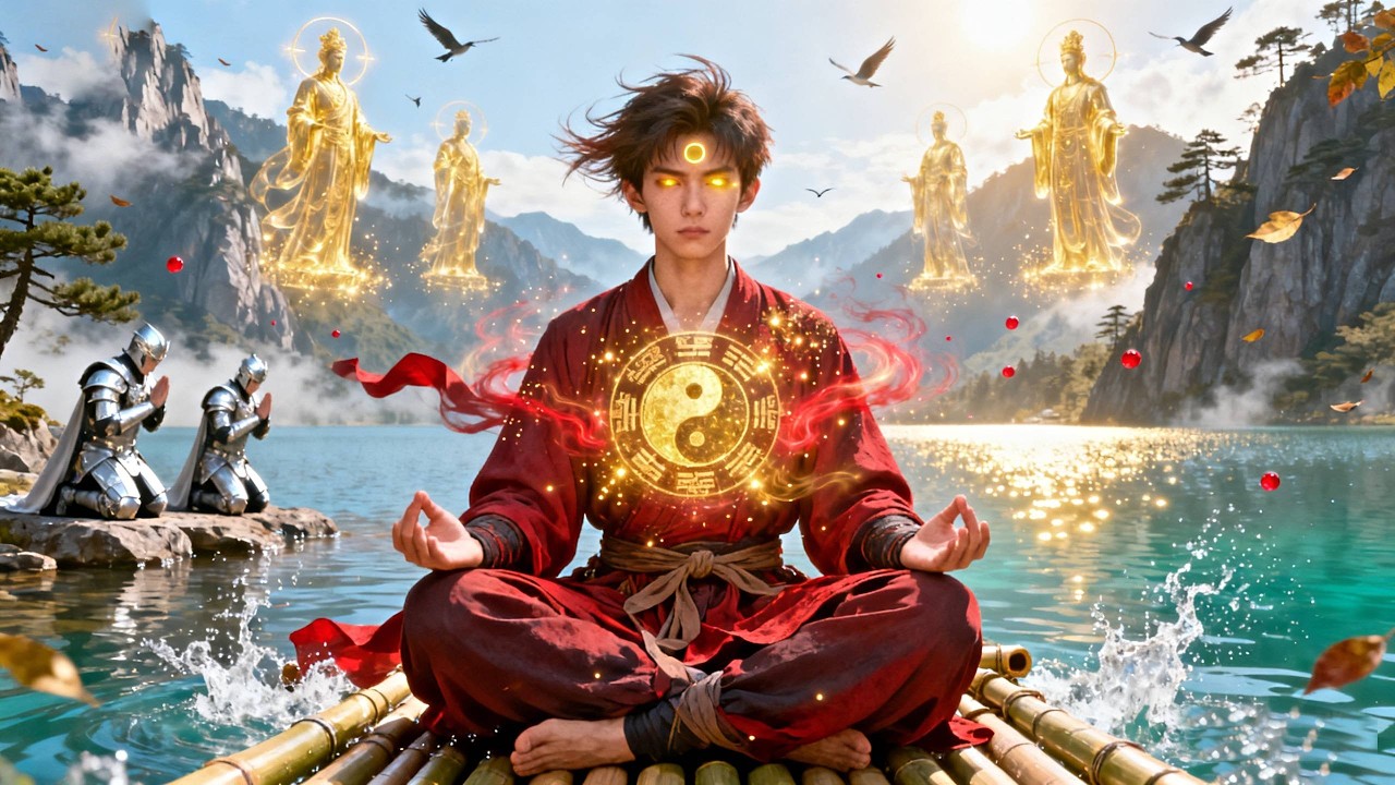 এই তরুণটি আসলে এক সাধক; সে একটি ঐশ্বরিক ড্রাগন আহ্বান করে আকাশ–পাতাল কাঁপানো শক্তির অধিকারী হয়।