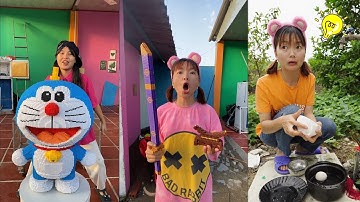 Noob vs Pro vs Hacker Lego Battle - kind girl & poor girl | Thai chuoi shorts hang hong hot #shorts