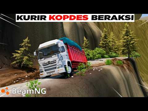Aku Pake Truk Kopdes Melewati Jalan Pinggir Jurang 🥵🥵 BeamNG Drive Indonesia