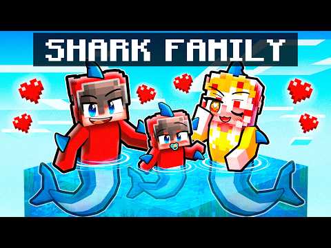 Having a SHARK Family in Minecraft!