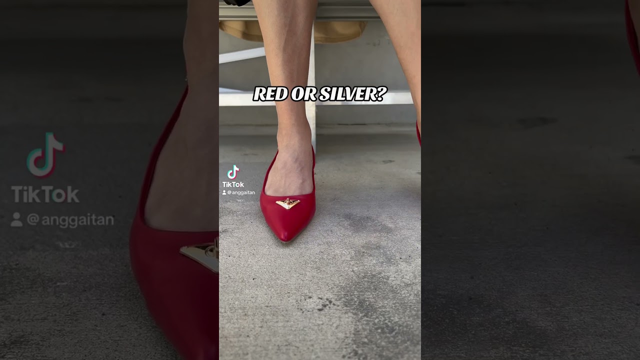 Justfab Heels: Red or Silver? 
