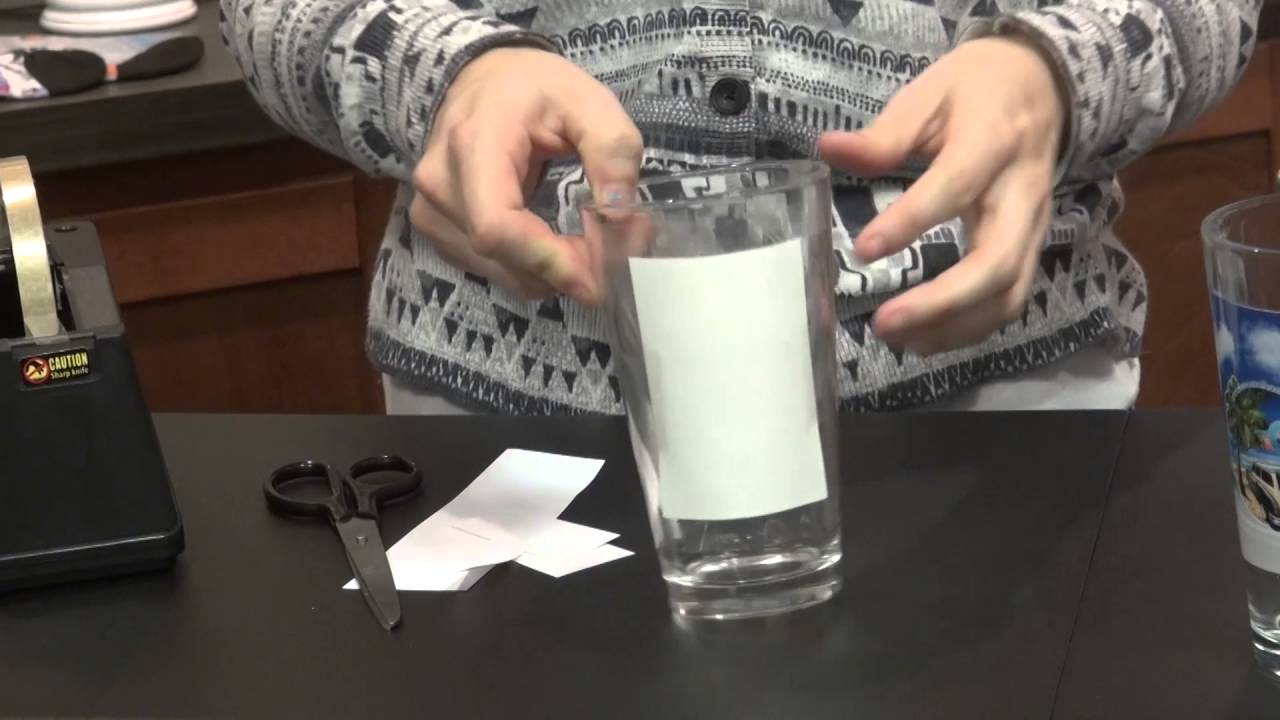 How to sublimate on glass can cup 