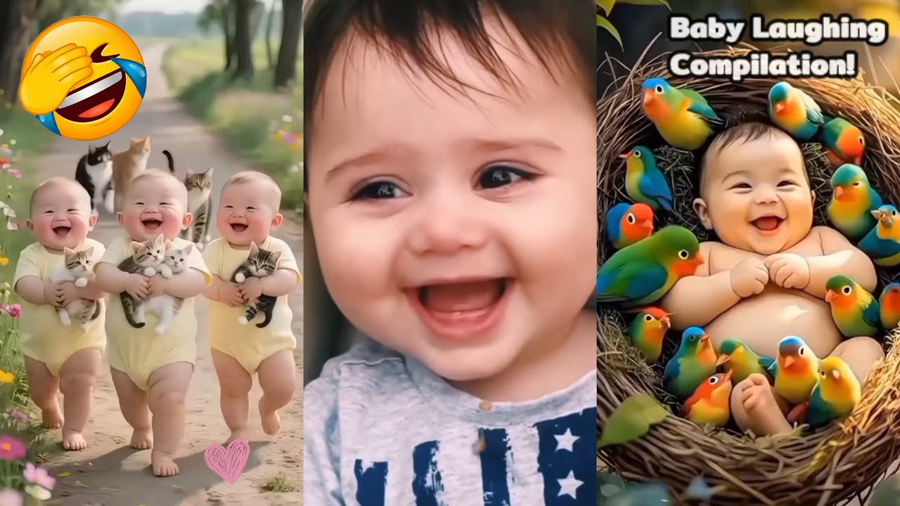 Funniest Baby Laughing Compilation – Nonstop Giggles & Cute Moments 2025