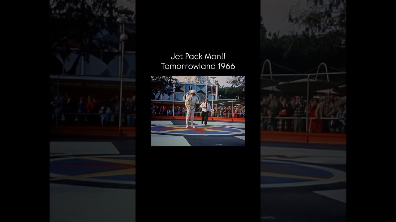 Let's take a look at Tomorrowland back in 1966. With Jet pack Man