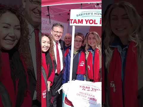 Oktay Aksu ve Dilek İmamoğlu'ndan İstinye Dereiçi Pazarı'na ziyaret