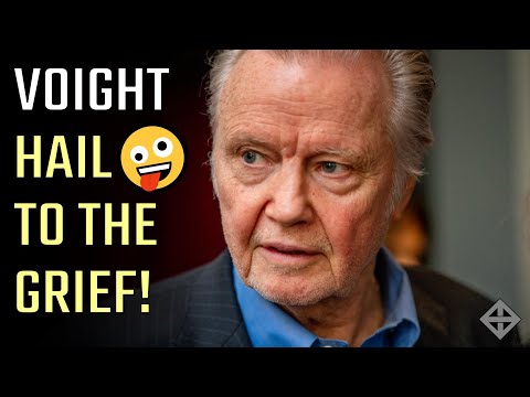 Hail To The Grief! Loon Jon Voight welcomes his hero with blessing of God at Trump Victory Rally!