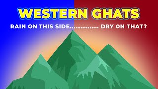 Why the Western Ghats Get So Much Rain While Nearby Cities Stay Dry | Monsoon Explained #geography