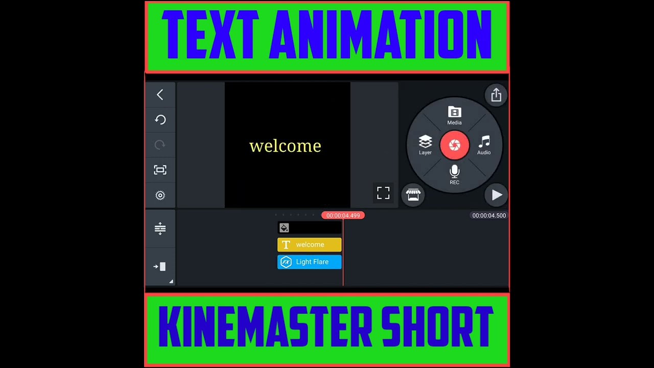 kinemaster  best' editingtutorial how to। make best text animation in kinemaster 😱