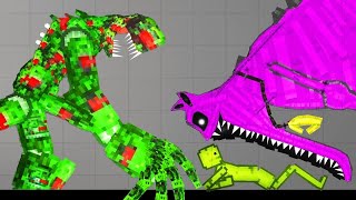 I Tested 100 SCARY MYTH Monsters Against RAGDOLLS in Melon Sandbox Playground