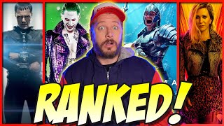 Every DCEU Villain Ranked! ...one last time!