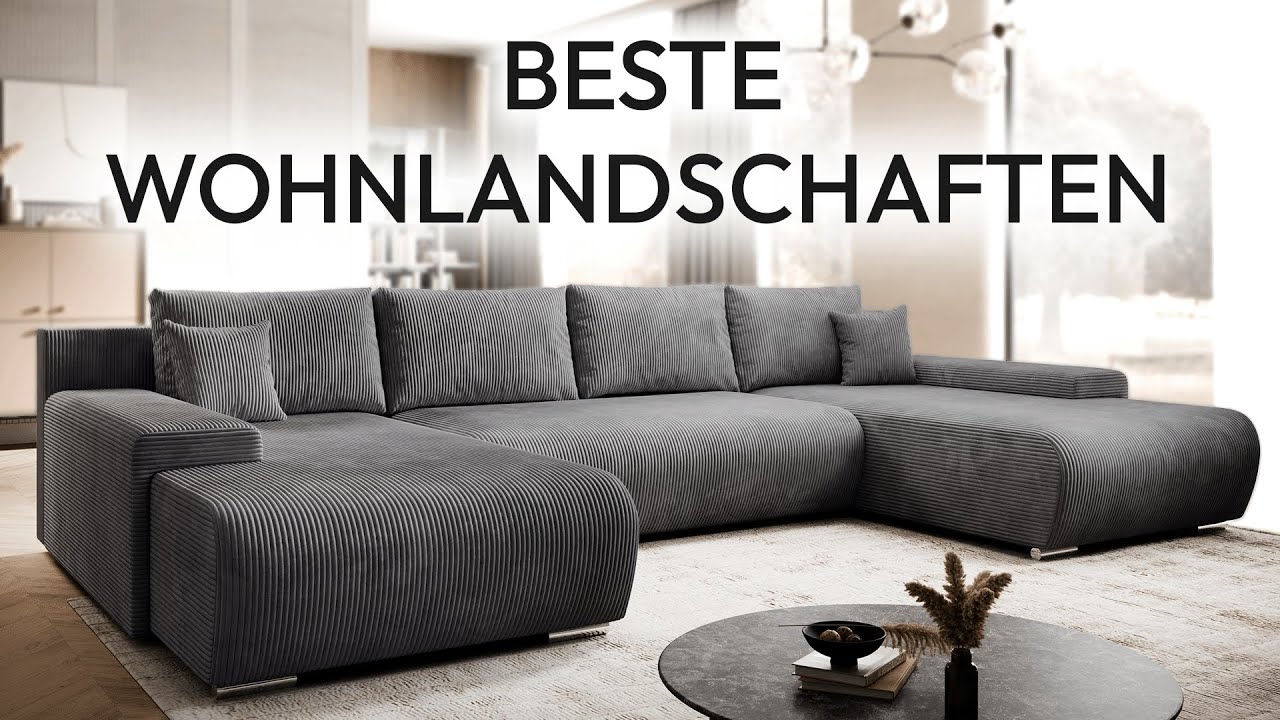 Die besten WOHNLANDSCHAFTEN (2025) - Top 5 Sofa Wohnlandschaften im Vergleich