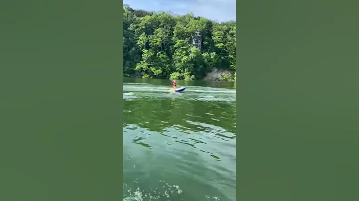 Chloe Water Skiing - 2 Years Old