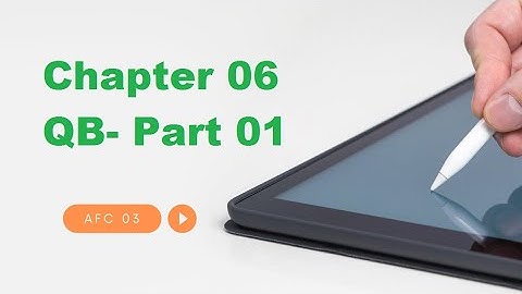 AFC 03 Quantitative Methods CHAPTER 6 COMPLETE SOLVED QUESTION BANK