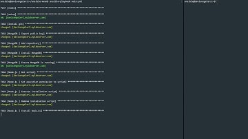 Installing MEAN stack with Ansible