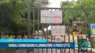 Foggi Vandali Danneggiano Illuminazione A Parco Città Tg Teleregione 21 06 2021