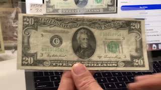 Billete de 20 dollar 1950 c con ⭐️ $ 199.95 dollar 💵💵💰💰