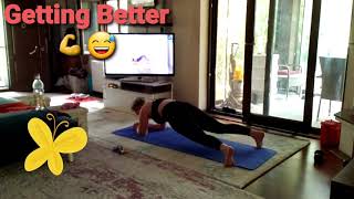 Up & Down planks with Chloe Ting ??