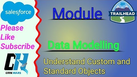 Understand Custom & Standard Object | Data Modelling | Trailhead Hands-on | Salesforce