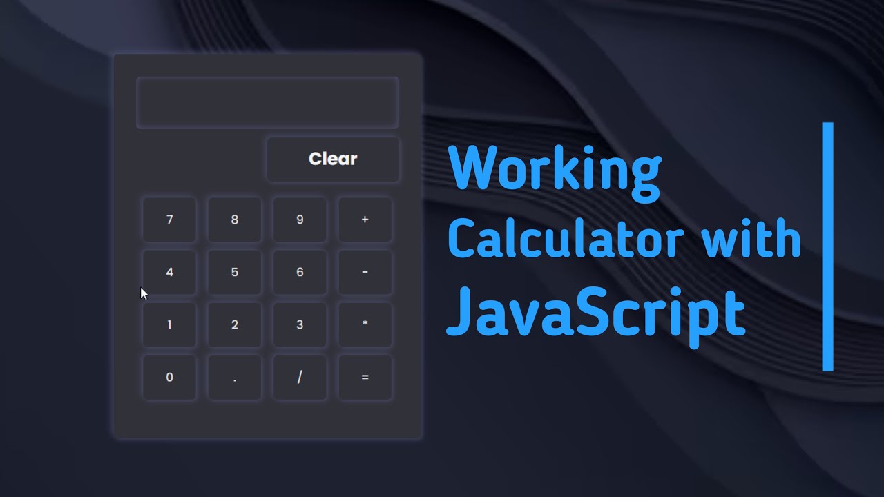 How to make a Calculator with HTML, CSS & JavaScript #html #css #js # ...