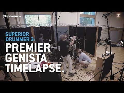 Superior Drummer 3: Premier Genista setup timelapse