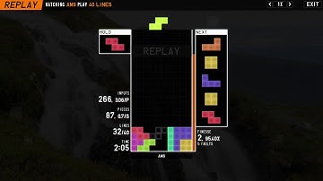 TETR.IO – Cleared 40 LINES with only All Clears