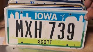 two/50 state automobile license plate sets