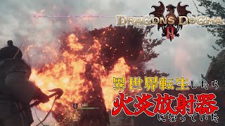 [DRAGON'S DOGMA II]　異世界火炎放射おじさんと化す　[ネタバレ注意]