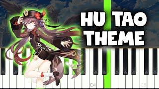 Video thumbnail of "Genshin Impact - Hu Tao : Let the Living Beware - Piano tutorial"