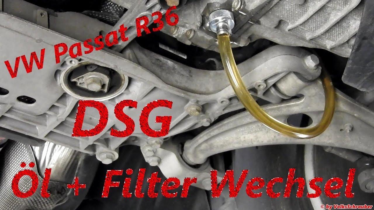 DSG Getriebeöl + Ölfilter Wechsel am VW Passat R36 mit VCDS - Changing DSG  Transmission Fluid+Filter 