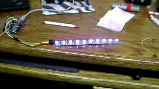 Knight Rider efect using ShiftBrite LED's