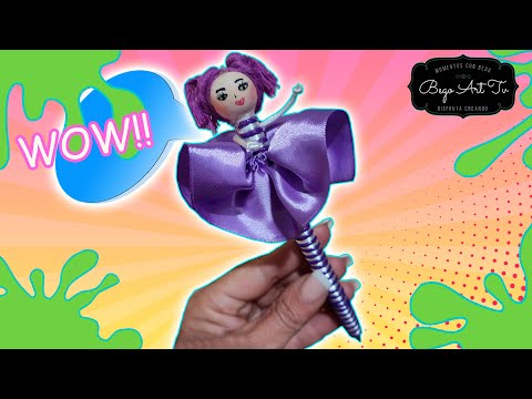 Recycle Your School Supplies | Turn Your Old Pen into a Fun Doll By Bego Art