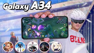 เทสเกม Galaxy A34 | ซัมซุงกับ Dimensity เข้ากันดี๊ดี เล่นเกมลื๊นลื่น !!