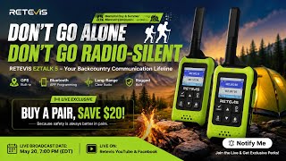 RETEVIS EZTalk: Safer Summer Travel⛰️