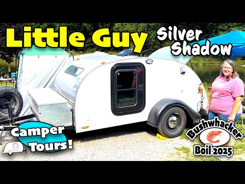 Little Guy Silver Shadow - Teardrop Trailer - Camper Tours! - Back at the Boil