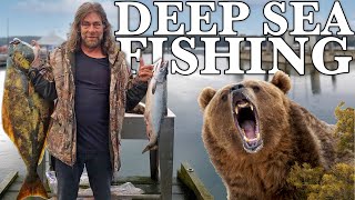 Deep Sea Fishing Off Vancouver Island w/ Greg Ovens from Alone | Special Guest Grizzly Bears!