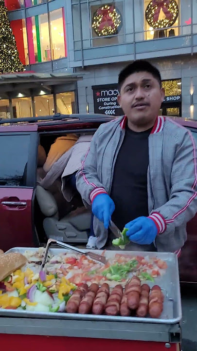 Street Hot Dogs Vendor in San Francisco