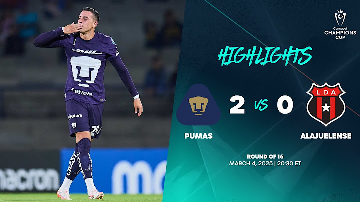 Pumas vs Alajuelense | 2025 Concacaf Champions Cup | Round of 16
