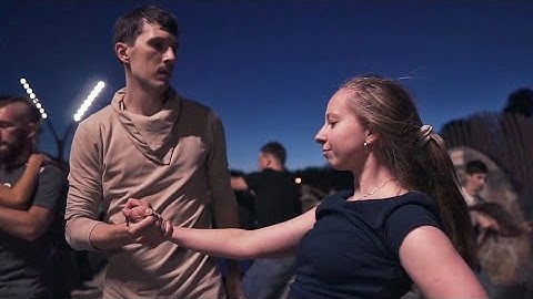 OpenAir Mikhail Ponkin & Oksana Kremneva #Zouk improvisation